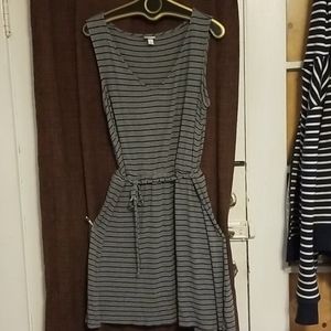 Merona Gray Stripe Dress
